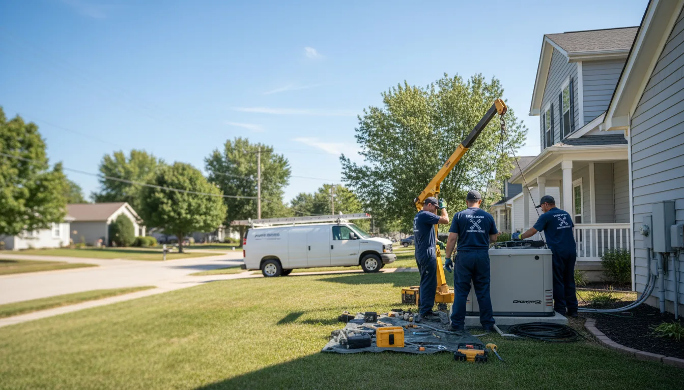 Generator Installation in West Newton, IN near me